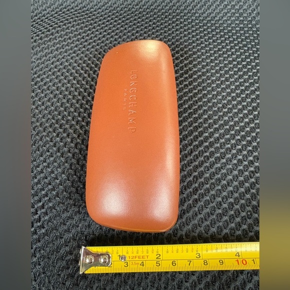 Longchamp Chocolate Brown Eyewear Case - Unisex - Picture 6 of 9